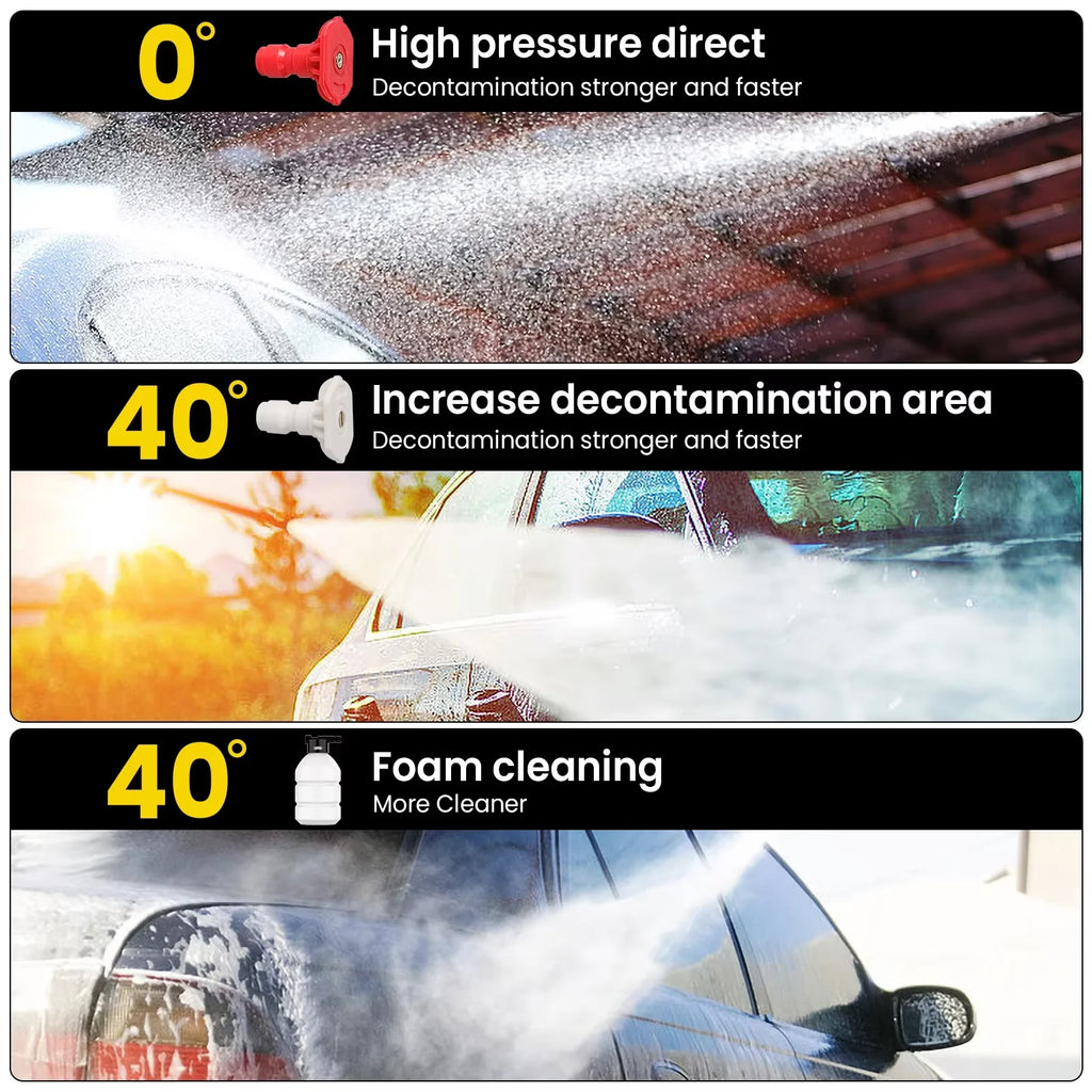50Bar Cordless High Pressure Cleaner Washer Spray Water Gun Car Wash Pressure Water Cleaning Machine for Makita 24V Battery