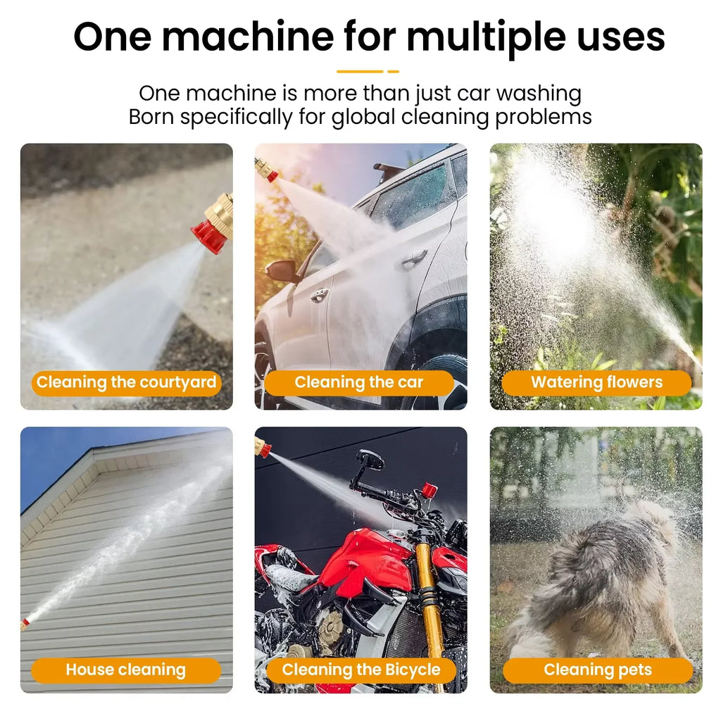 50Bar Cordless High Pressure Cleaner Washer Spray Water Gun Car Wash Pressure Water Cleaning Machine for Makita 24V Battery